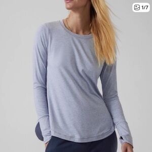 Athleta Uptempo Top - Light Blue - size 1X